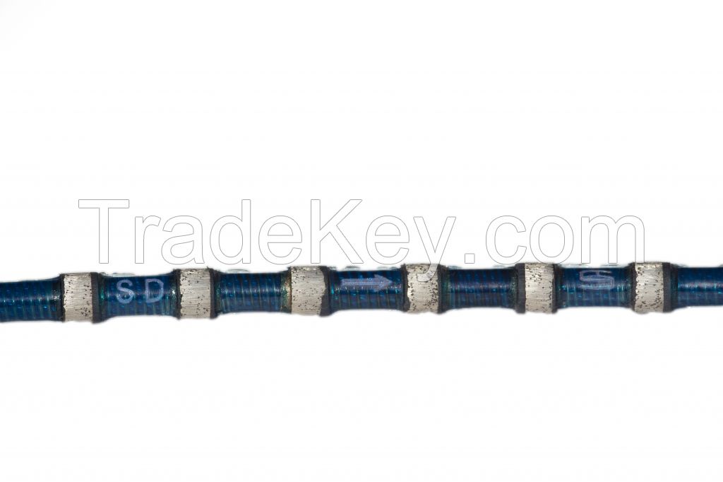 Diamond wire saw for quarry