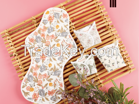 Reusable Sanitary Pad  (Paper mulberry fiber and Tencel fiber applied)