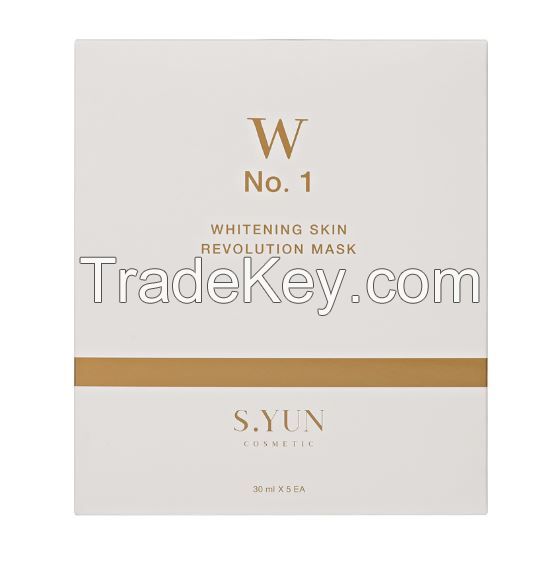 W NO.1 WHITENING SKIN REVOLUTION MASK