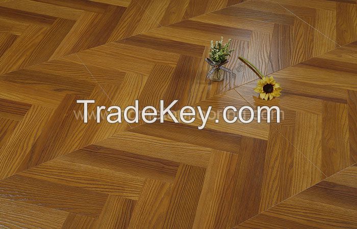 Fishbone Design Easy to clean Laminate Flooring