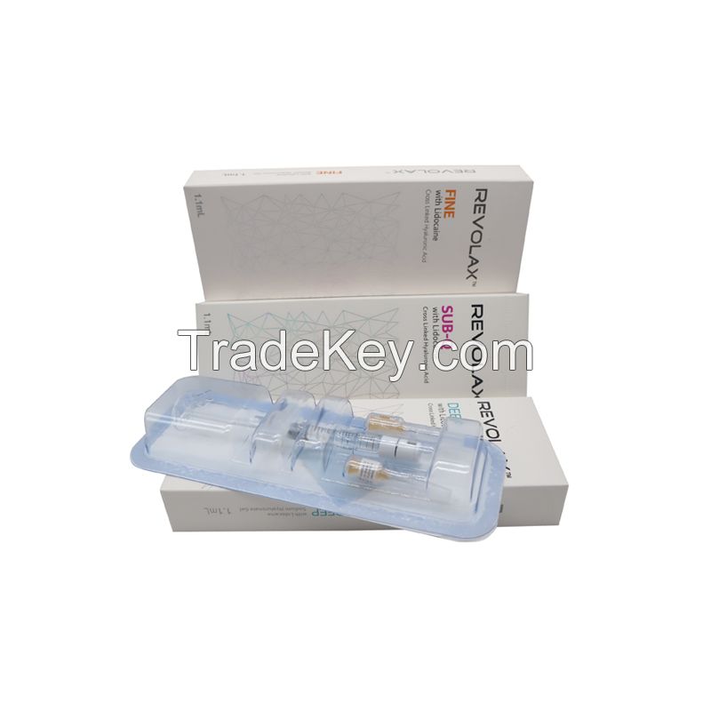 REVOLAX DEEP FINE SUB-Q LIDO 1 x 1.1ml HA Dermal Filler