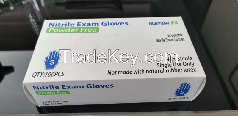 Disposable medical examination nitrile gloves, vinyl gloves, synthetic gloves