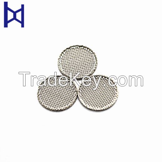 Customized Round Shape Stainless Steel Woven Mesh Filter Disc