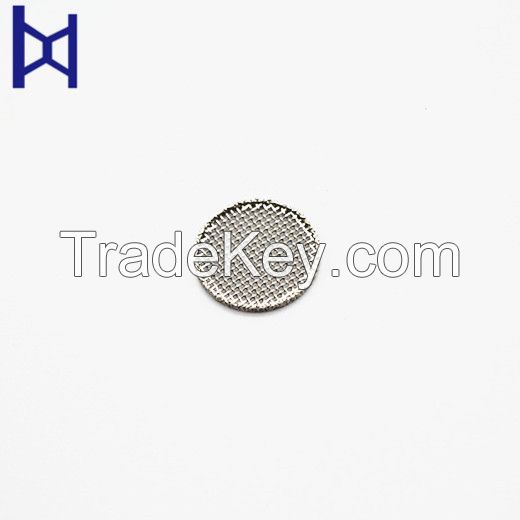 Customized Round Shape Stainless Steel Woven Mesh Filter Disc