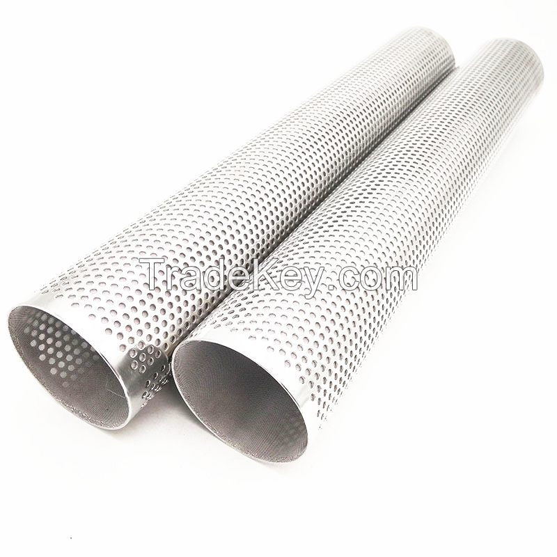 Customized Stainless Steel Perforated Metal Filter Cylinder Tube 