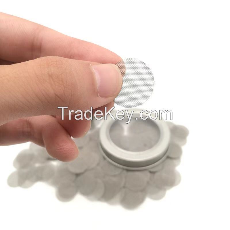 Round Shape Stainless Steel Woven Wire Mesh Filter Disc 