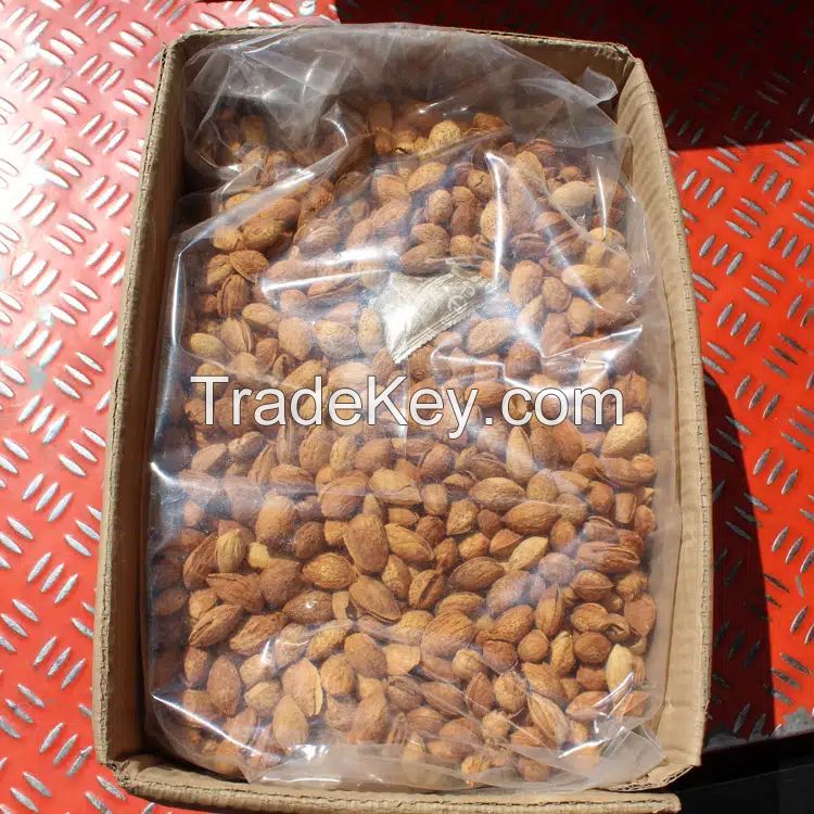 newest crop almond nuts / roasted salted almond 100% premium grade in bulk wholesale