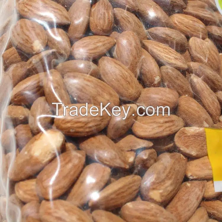 newest crop almond nuts / roasted salted almond 100% premium grade in bulk wholesale