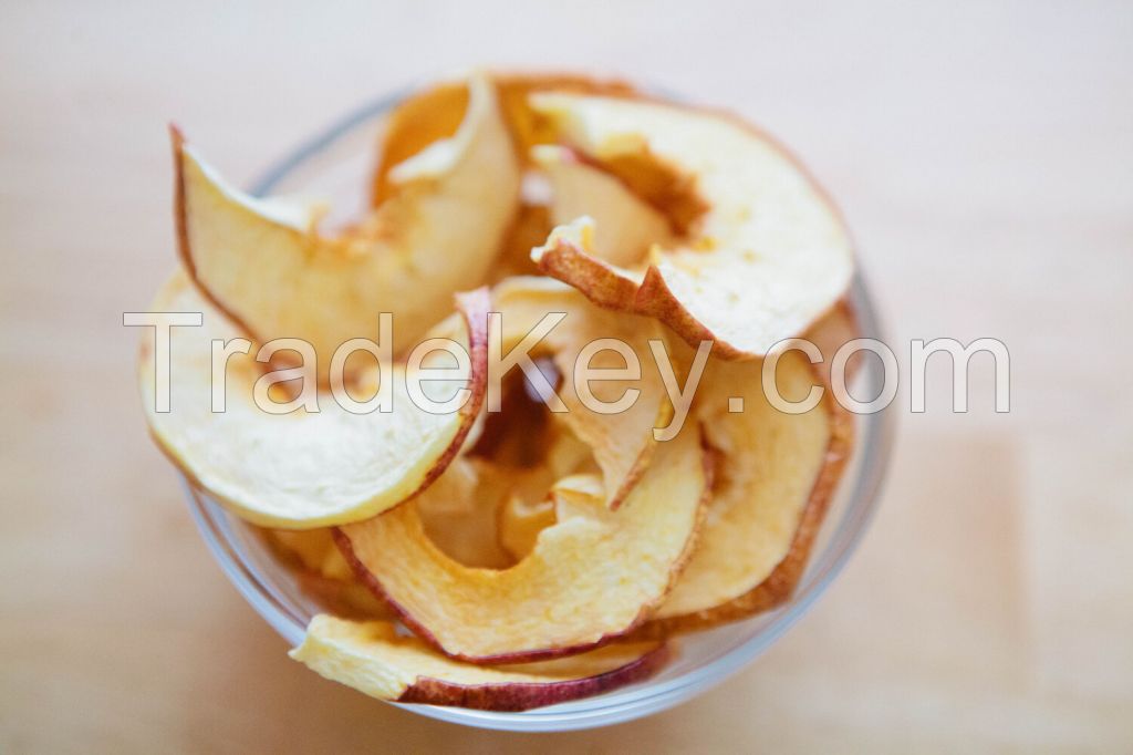 Healthy Snacks Dry Food Low Temperature Vacuum Fried Crispy Dried Fruits Dried Apple Slices