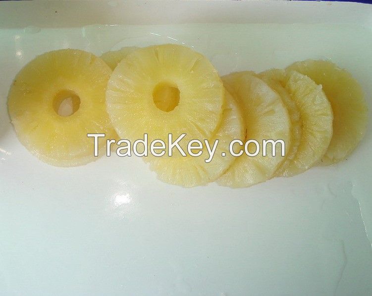 Hot Sale Healthy Food Canned Fruits Fresh Pineapple Slices Can In Syrup China Factory