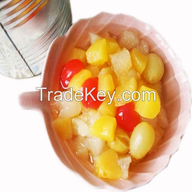 Hot Sale Fruit Ingredients Tropical Healthy Fruit Canned Fruit Cocktail