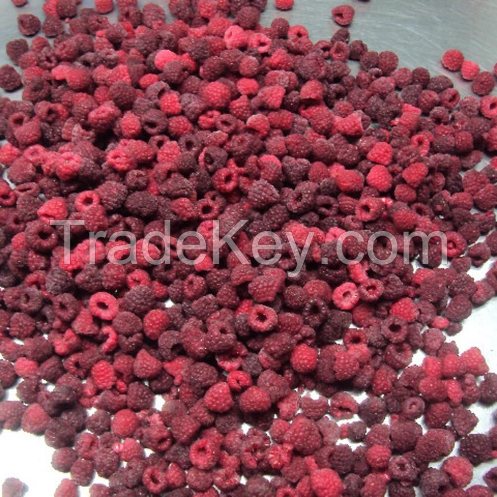 New Season Fresh Frozen Product IQF Raspberries Fruits Frozen Raspberry