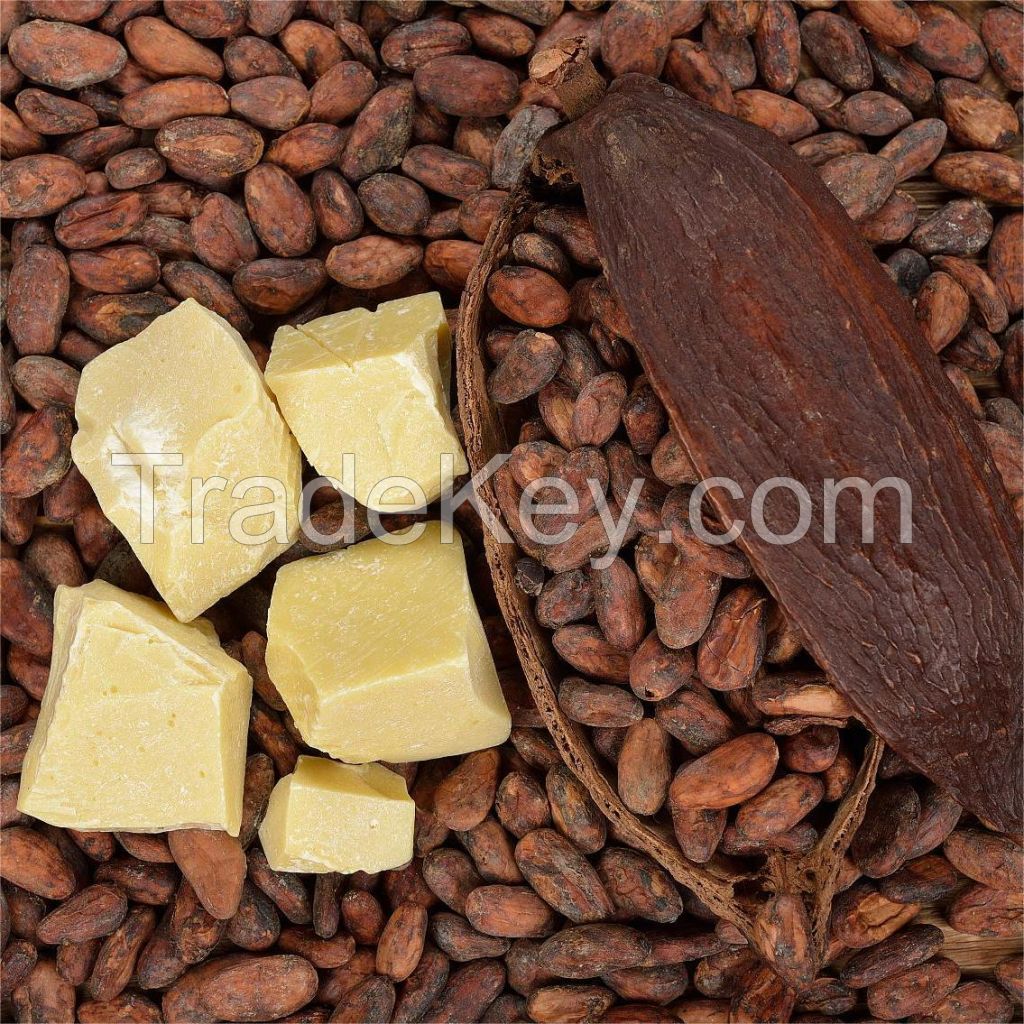 Pure Natural Organic Cacao Butter Raw Bulk Supplier,1kg,Cold Pressed Unrefined Cocoa Butter Food Grade for Chocolate & Cosmetics