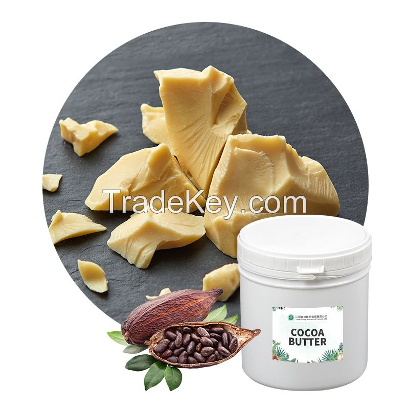 Pure Natural Organic Cacao Butter Raw Bulk Supplier,1kg,Cold Pressed Unrefined Cocoa Butter Food Grade for Chocolate & Cosmetics