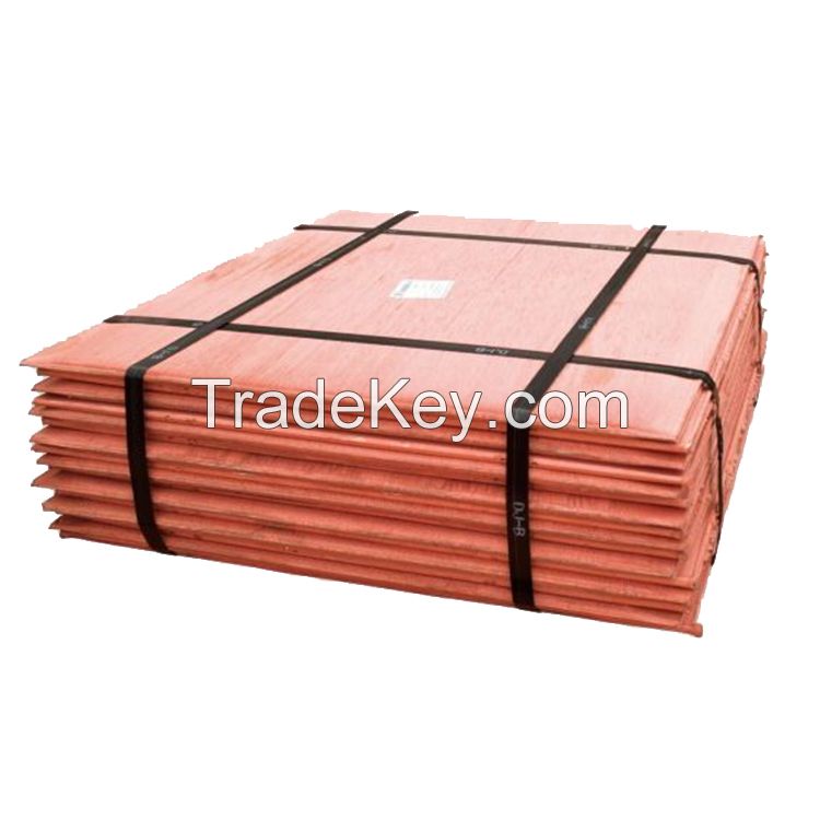 Factory Price Copper Cathodes Plates Sheet/Copper Ingot/ Copper Cathode Cu 99.99%