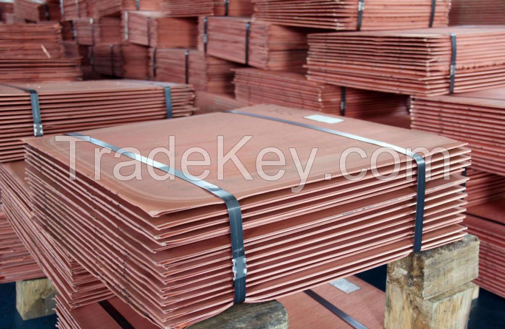Factory Price Copper Cathodes Plates Sheet/Copper Ingot/ Copper Cathode Cu 99.99%