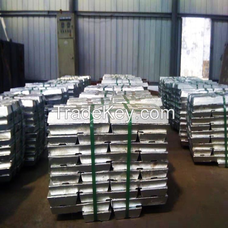 Zinc Ash Metal Cadmium Ingots Pure Zinc Ingot 99.99% 99.995% Purity Zinc Ingots
