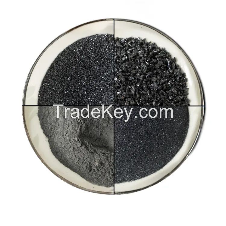 Factory Price 98% SiC Silicon Carbide Grit Fine Powder High Purity Black Silicon Carbide