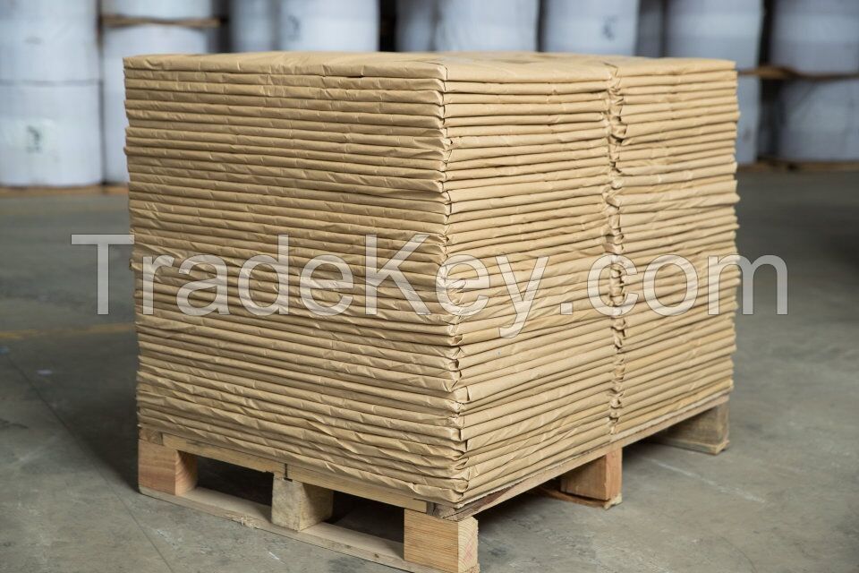 30 35 40 50 60gsm Vigin Wood Pulp Jumbo Roll White Kraft Paper Food Grade Packing Paper