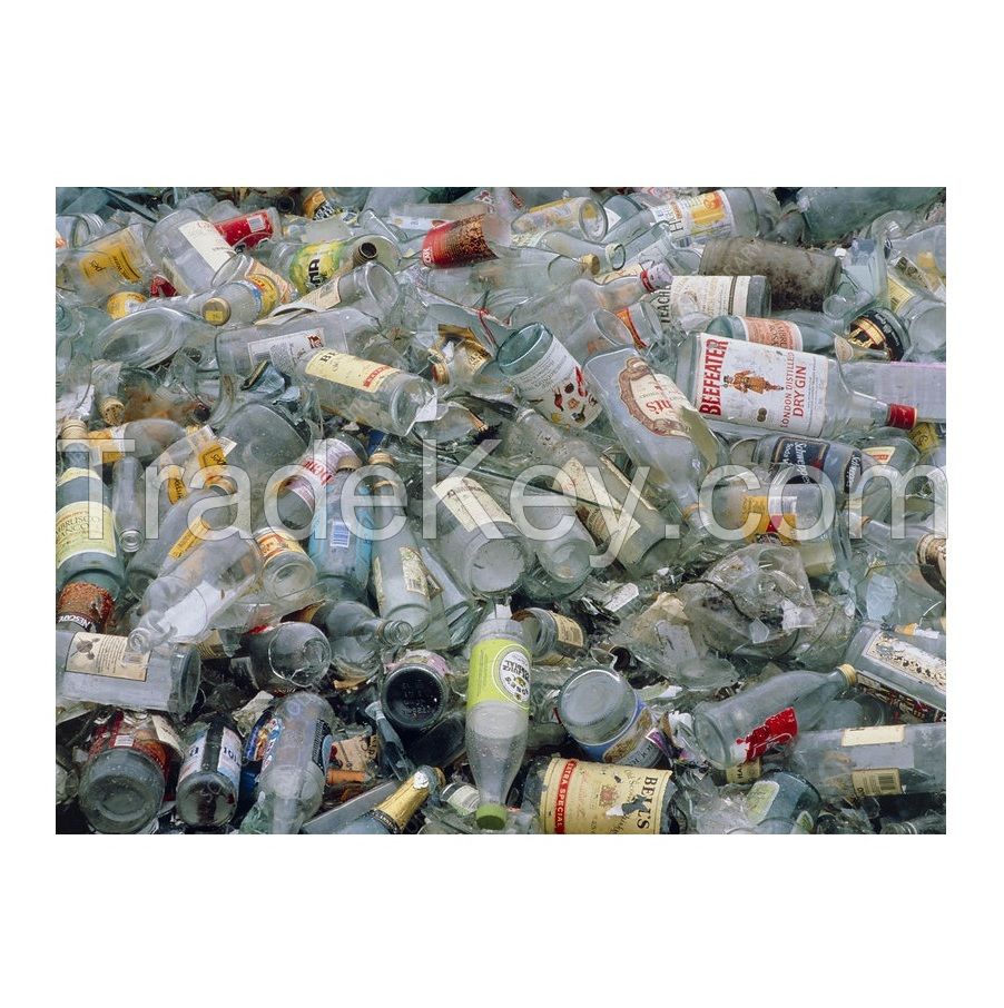 Recycled Broken Glass Cullet Glass Bottle Scrap