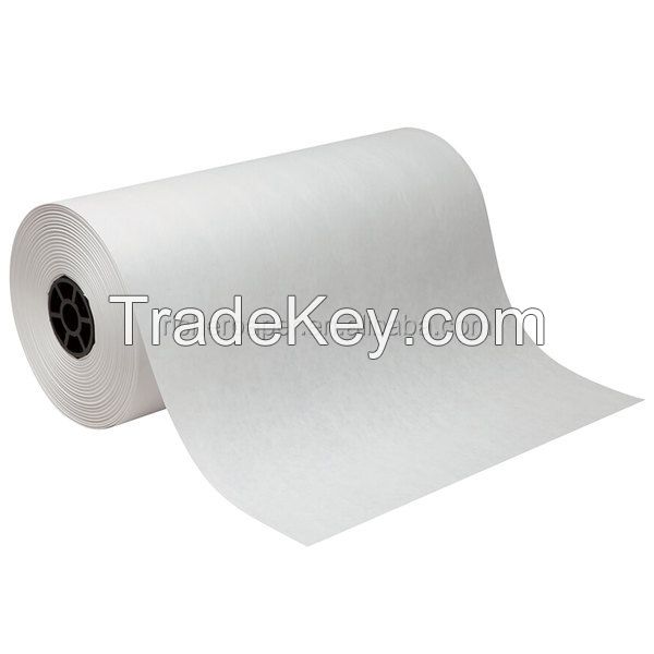 30 35 40 50 60gsm Vigin Wood Pulp Jumbo Roll White Kraft Paper Food Grade Packing Paper