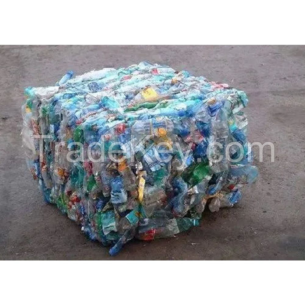 Recycled Plastic Bottle Waste PET Flake Scrap Diverse Materials Including PP HDPE PE ABS