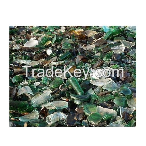 Recycled Broken Glass Cullet Glass Bottle Scrap