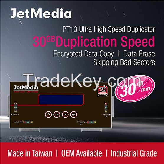 JetMedia PT11 30G/min Eraser Duplicator - HDD/SSD/NGFF/MSATA/IDE