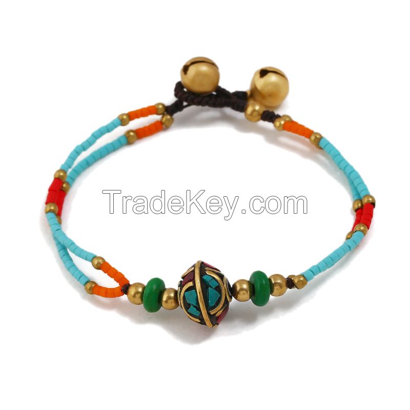 Nepalese Pearl traditional handmade braiding Bracelet - MCS0220