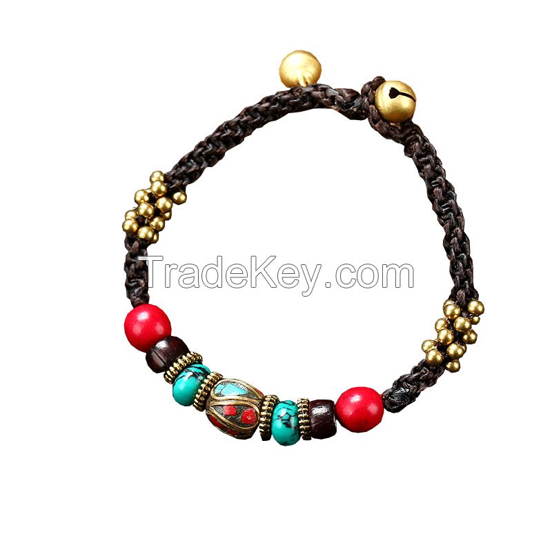 Nepalese Pearl traditional handmade braiding Bracelet - MCS0114