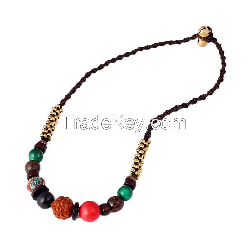 Boho style Rudraksha necklace - MCX080