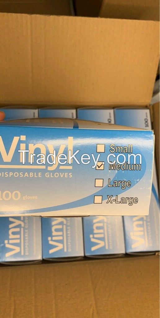 Standard Vinyl Disposable Gloves Powdered &amp;amp; Powder Free Wholesale