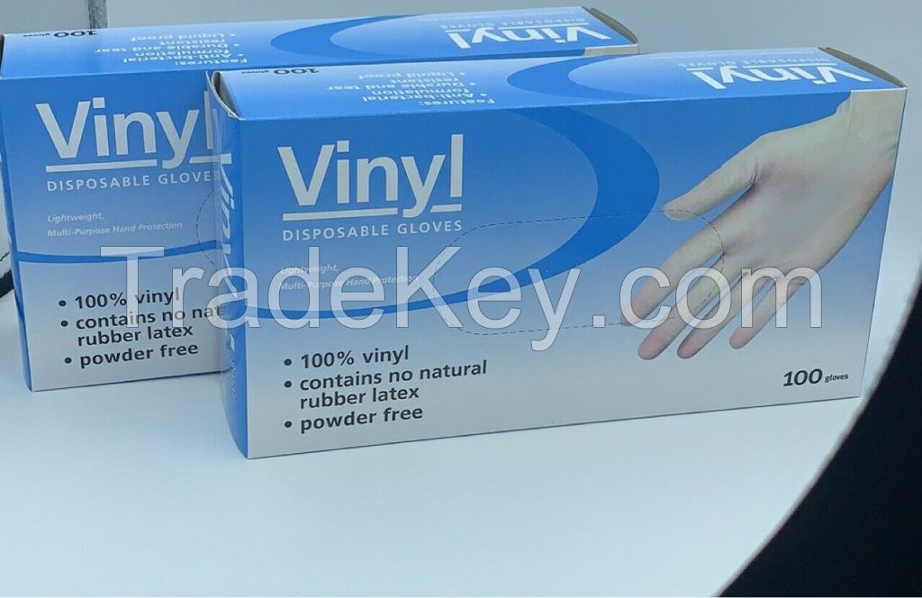 Vinyl Disposable Gloves Powdered & Powder Free Wholesale