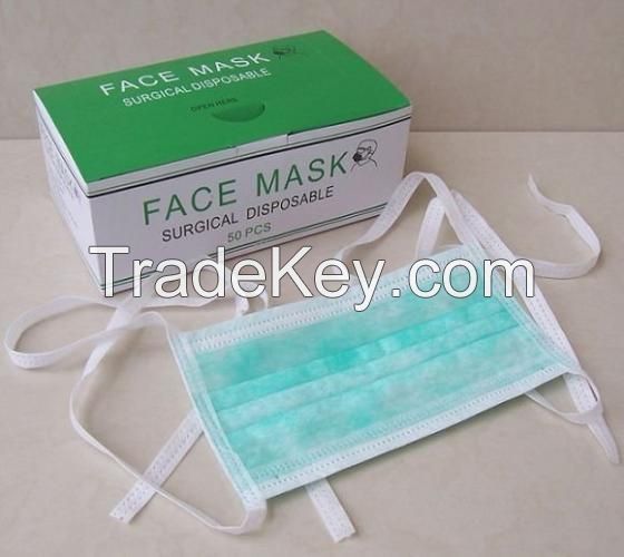 3 Ply Disposable Surgical Face Mask / N95 Surgical Face Mask / Medical Face Mask