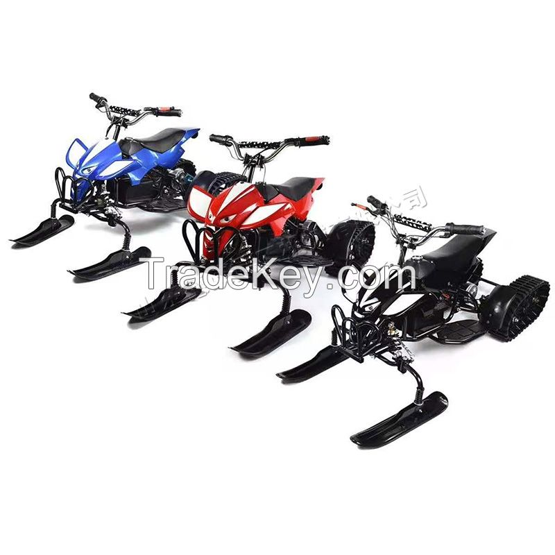 Top quality high safety 220cc Adults snow mobile full steel frame gasoline electric snowmobile d