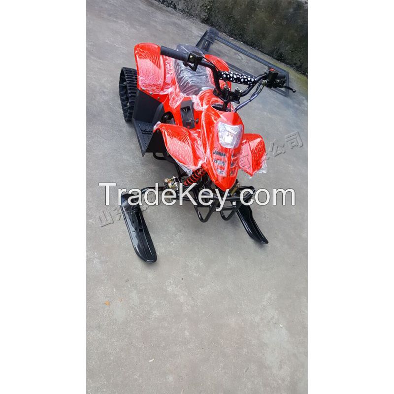 Top quality high safety 220cc Adults snow mobile full steel frame gasoline electric snowmobile d