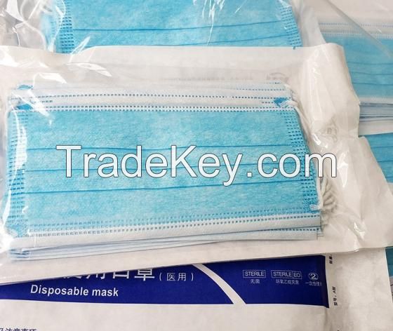 Disposable Tie Back Surgical Face Mask EN14683:2019 TYPE IIR Bandage Type Surgical Mask BFE 99