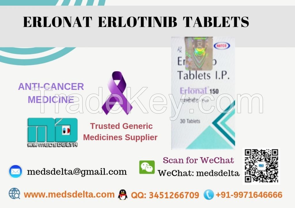 Erlonat 150mg Tablets | Erlonat Natco Erlotinib Tablets | Generic Tarceva Tablets