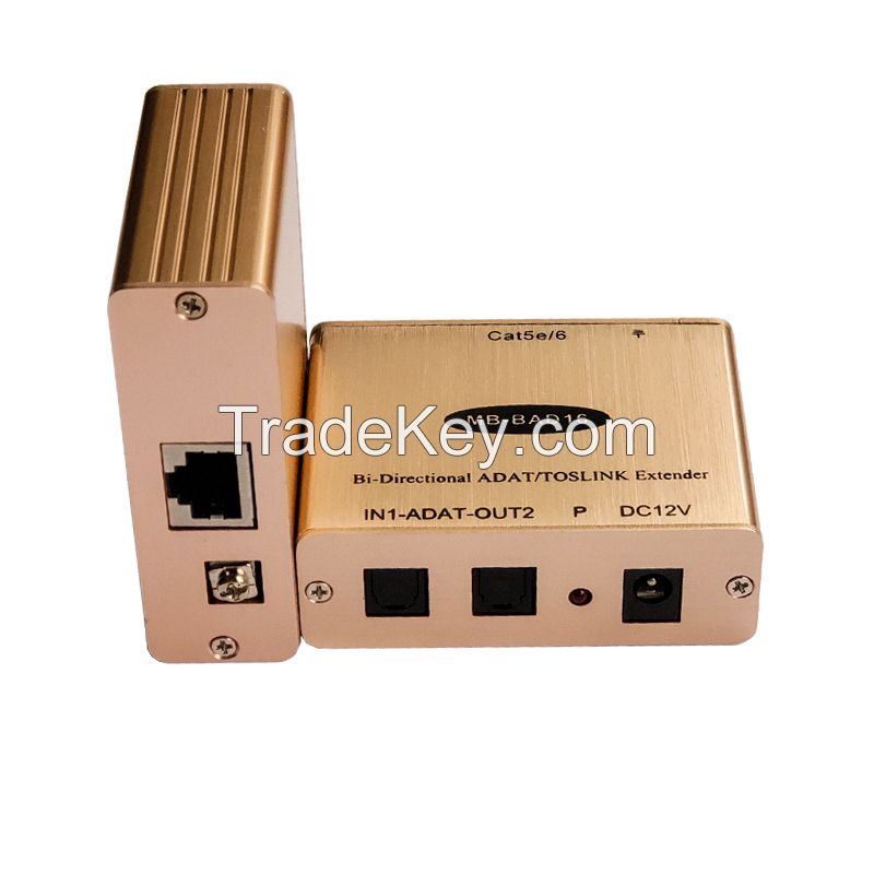 Muxboxs 16-channel bidirectional Mic ADAT/Toslink extender over cat5 cat6 cat7