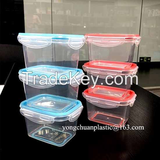 PP Plastic Master Seal Food Storage Container Rectangle Airtight Food Container