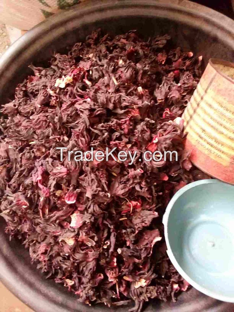 Dried hibiscus flower