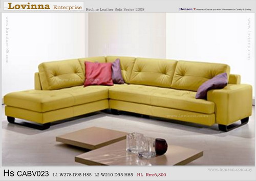 L Shape Leather sofa