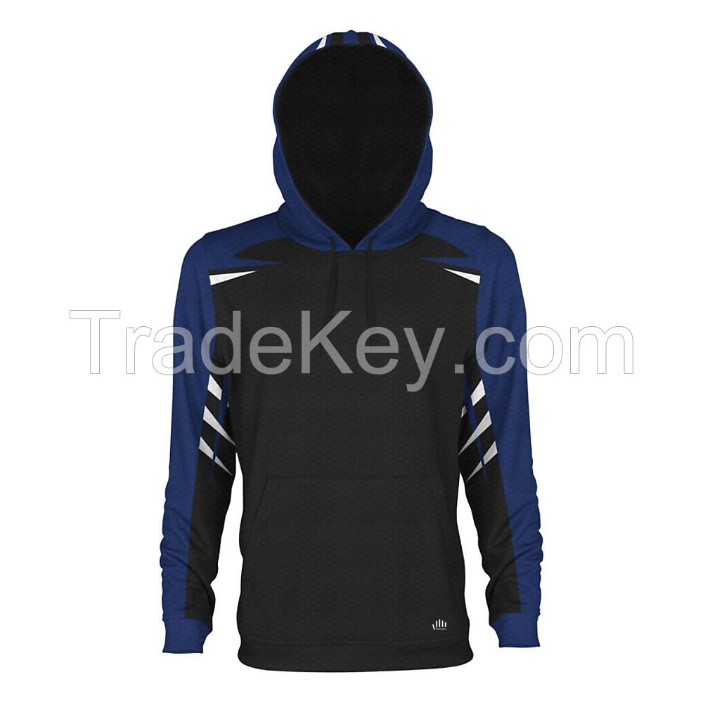 Casual Blue &amp; Black Design New Hoodie