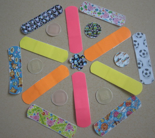 cartoon adhesive bandage