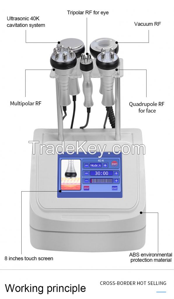 Ultrasonic cavitation ultrasound cavitation plus pads slimming machine