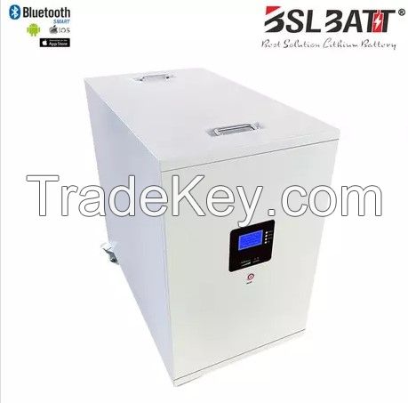 BSLBATT 20KWh 48V 400Ah Wheel Design Lithium Battery System Storage