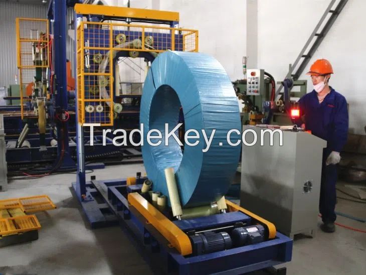 Tyre wrapping machine tire wrapper coil packing machine