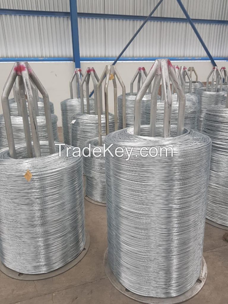 Hot dip galvanized wire