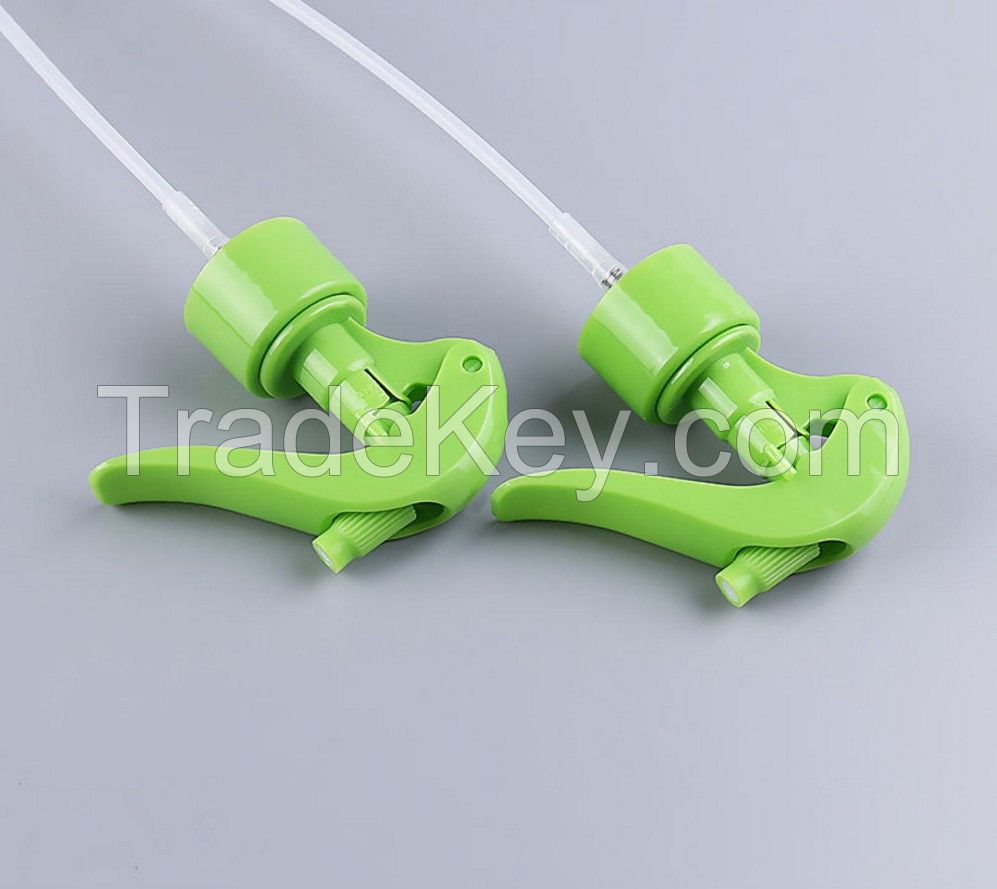 28/410 mouse shape transparent plastic non spill hand mini trigger sprayer for garden