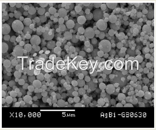 Spherical Silver-Bismuth alloy powder